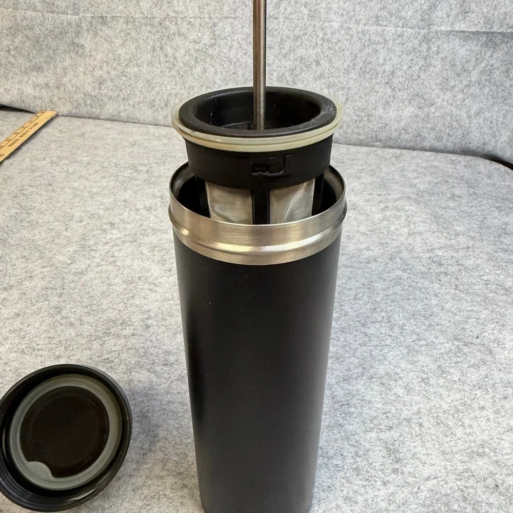 Espro Ultralight French Press Coffee Maker Travel Mug Matte Black 16oz